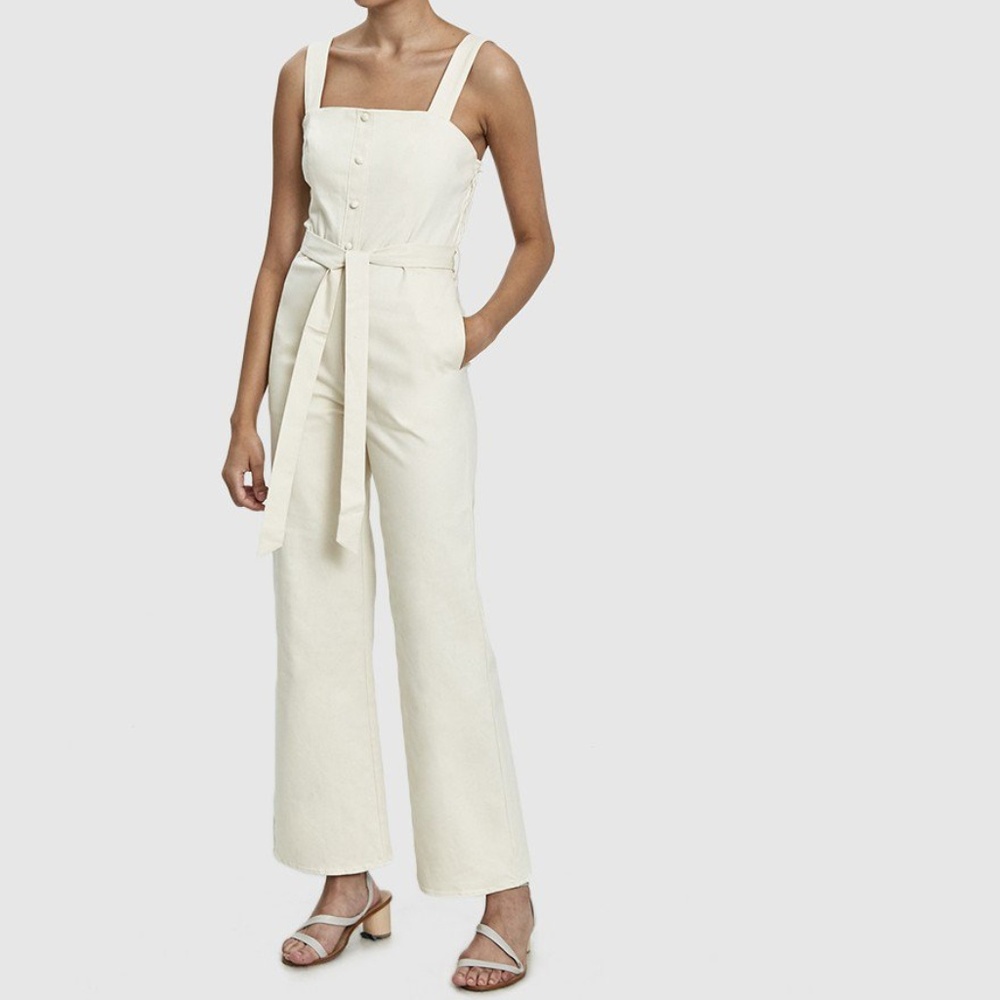 Stelen Stacey Button-Front Jumpsuit